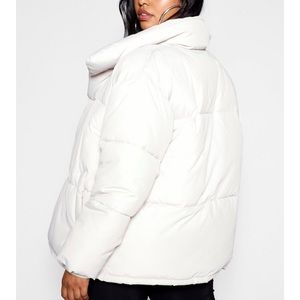 Boohoo Oversized Plus Puffer Coat